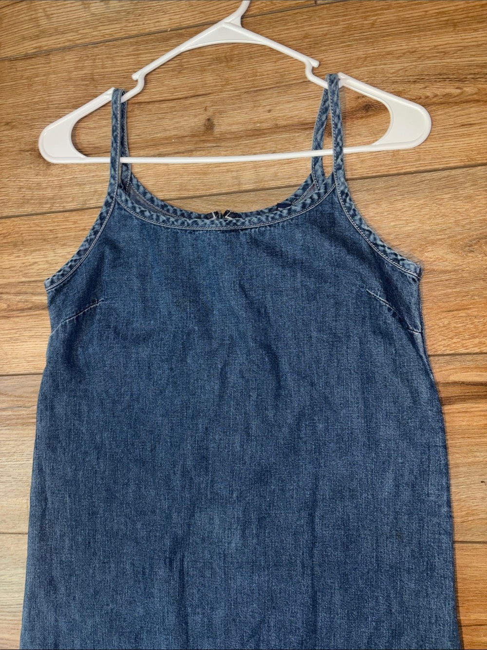 GAP Vintage 90s Blue Denim Dress - Picture 2 of 6